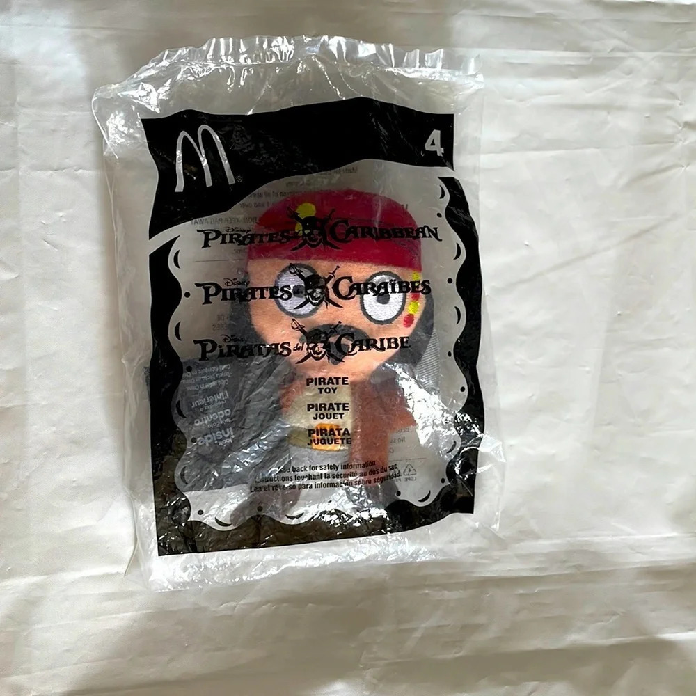 🏴‍☠️ Rare Jack Sparrow  McDonald's Toy - Pirates of the Caribbean 2006! 🏴‍☠️